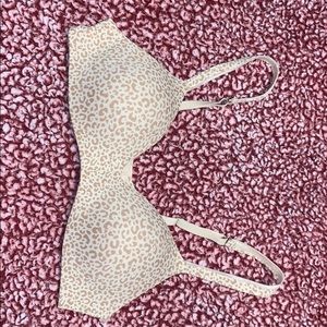 Hanes Cheetah Print Bra